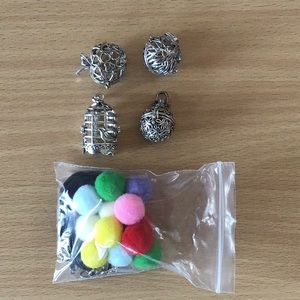 Essential oil diffuser necklaces